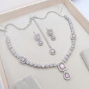 Aamrapali Luxe American Daimond And Austrian Necklace Set