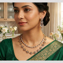 Aamrapali Luxe American Daimond And Austrian Necklace Set