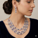 Aamrapali Luxe American Daimond And Austrian Necklace Set