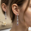 Aamrapali Luxury American Diamond Designer Dangler Earrings