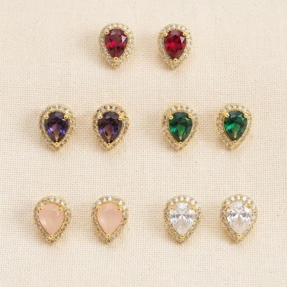 Aamrapali Fancy Crystal Stone Studs Earrings