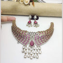 Aamrapali Exclusive American Daimond Choker Necklace Set