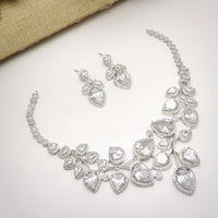 Aamrapali Luxury American Daimond Necklace Set