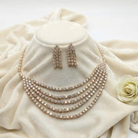 Aamrapali Luxury American Daimond Necklace Set