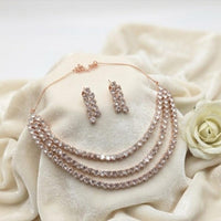 Aamrapali Luxury American Daimond Necklace Set