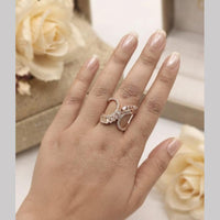 Aamrapali Radiant Crystal Stone Ring