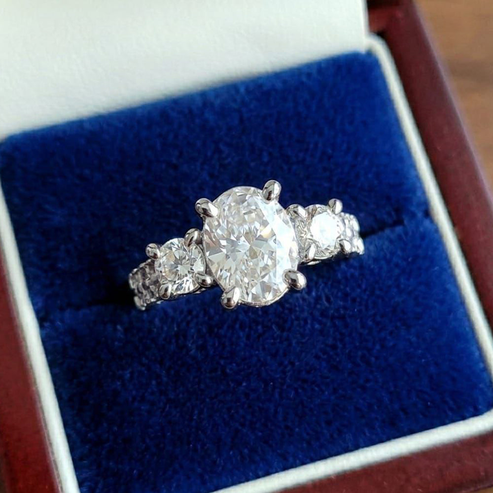 Aamrapali Radiant Crystal Stone Ring