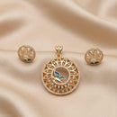 Aamrapali Premium American Diamond Pendant Set