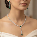 Aamrapali Sparkling American Daimond Neckalce Set
