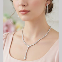 Aamrapali Sparkling American Daimond Neckalce Set