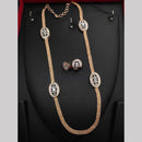 Aamrapali Sparkling American Daimond Long Neckalce Set  