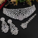 Aamrapali Exclusive American Daimond Choker Necklace Set