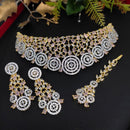 Aamrapali Exclusive American Daimond Choker Necklace Set