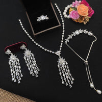 Aamrapali Dazzling American Diamond Combo Set