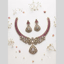 Aamrapali Sparkling American Daimond Neckalce Set