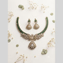 Aamrapali Sparkling American Daimond Neckalce Set