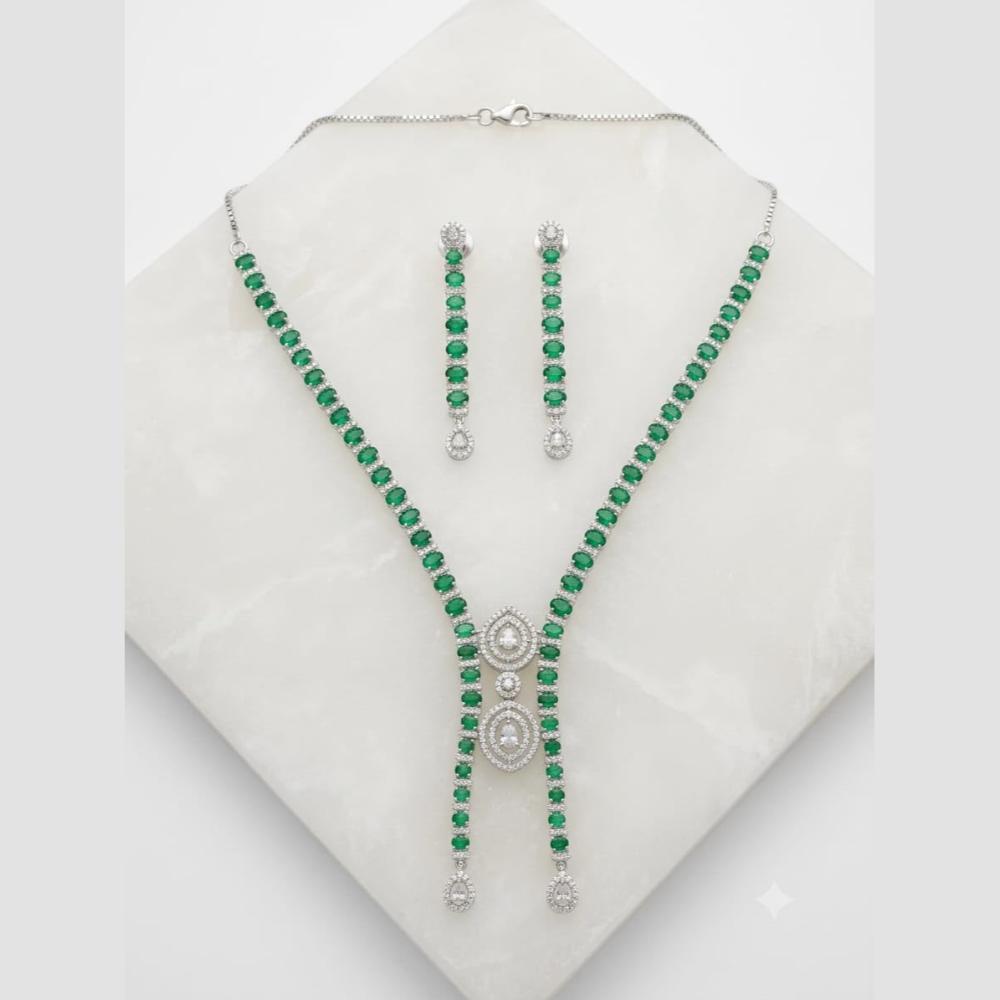 Aamrapali Elegant American Daimond Necklace Set