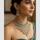 Aamrapali Elegant American Daimond Necklace Set