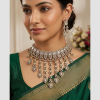 Aamrapali Elegant American Daimond Necklace Set