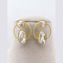 Marudhar Creations Elegant Mother of Pearl Dangler Earrings