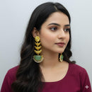 Marudhar Creations Ethereal Tiered Crescent Earrings