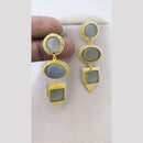 Marudhar Creations Textured Geometric Cascade Earrings