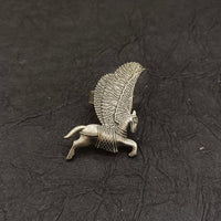 Deep Jewell  Oxidised Plated Horse Adjustable Ring