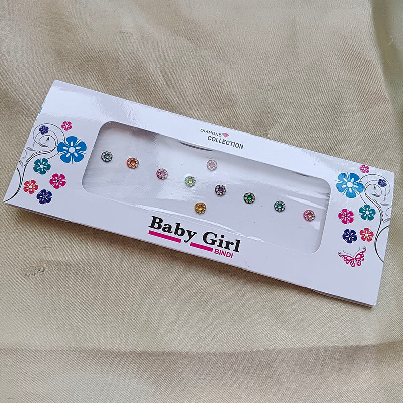 Baby Girl Bindi Round Shape Velvet Bindi