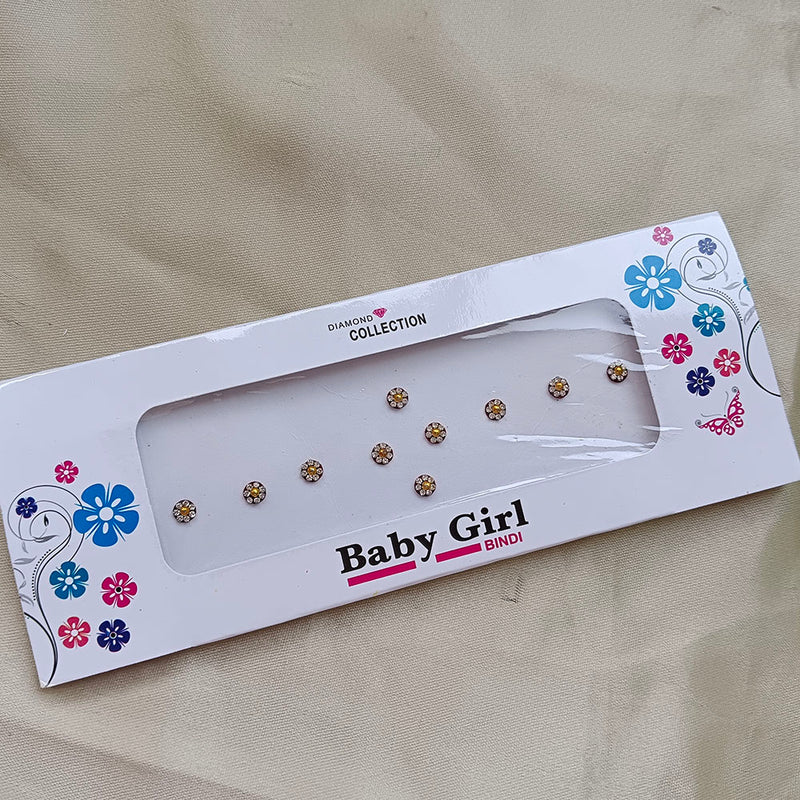 Baby Girl Bindi Round Shape Velvet Bindi