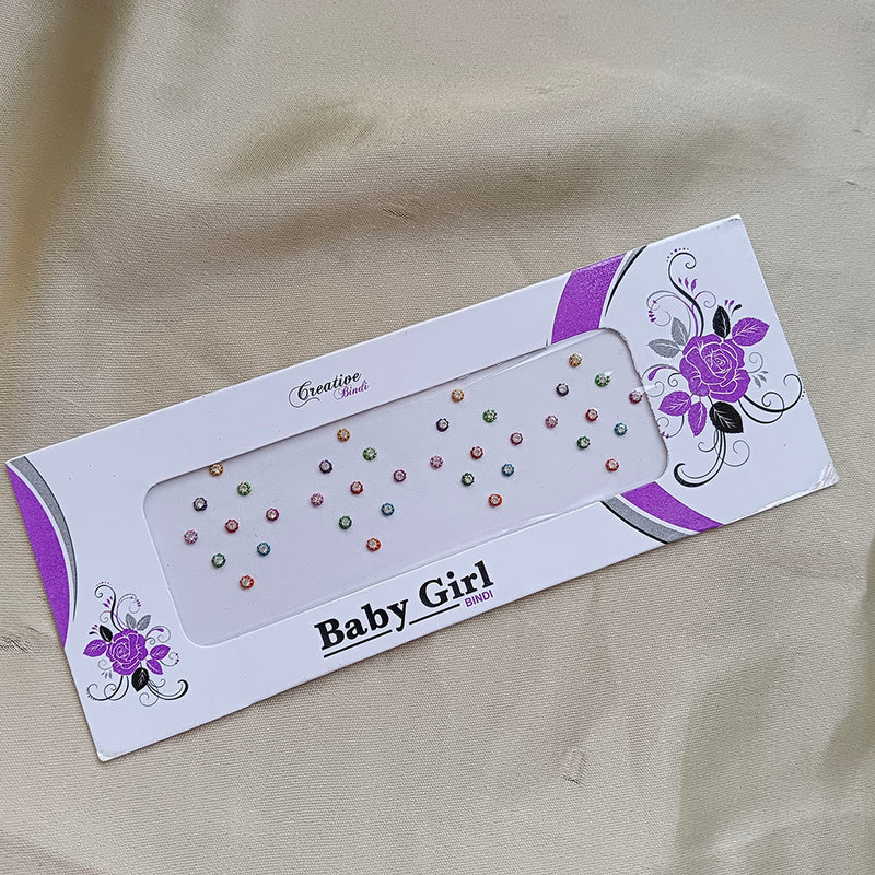 Baby Girl Bindi  Round Shape Stone Bindi