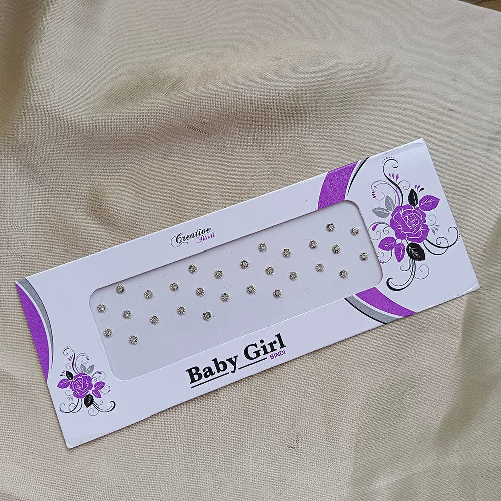 Baby Girl Bindi  Round Shape Stone Bindi