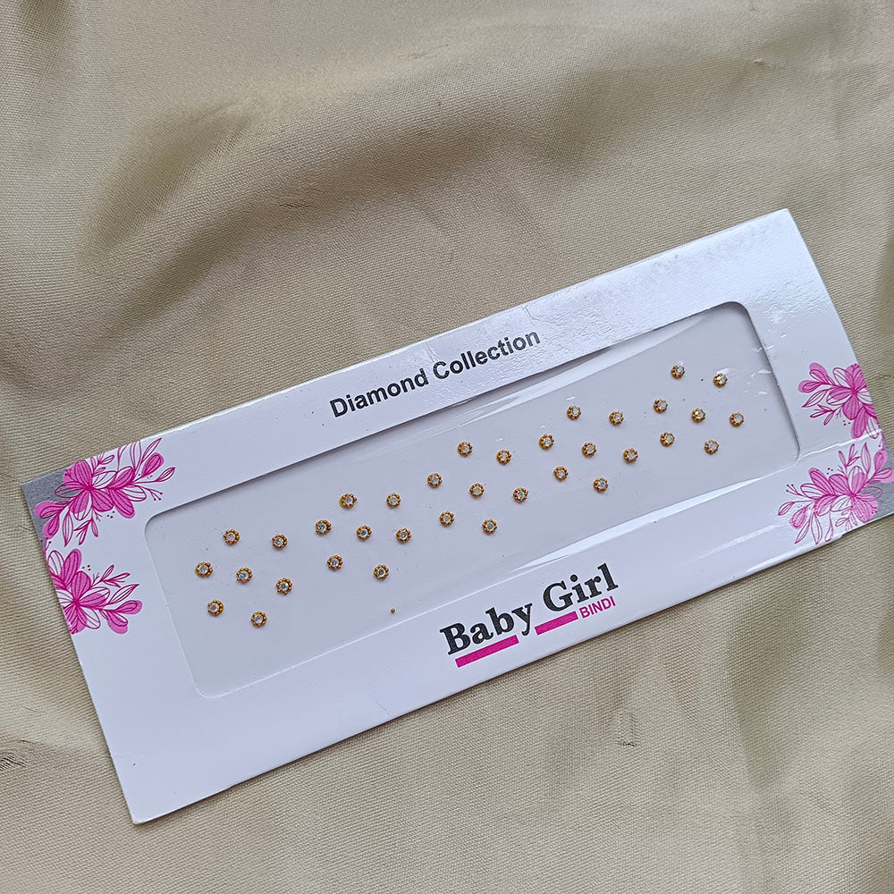 Baby Girl Bindi  Round Shape Stone Bindi