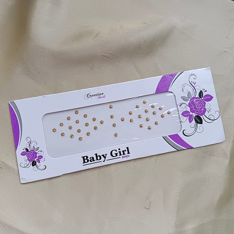 Baby Girl Bindi  Round Shape Stone Bindi