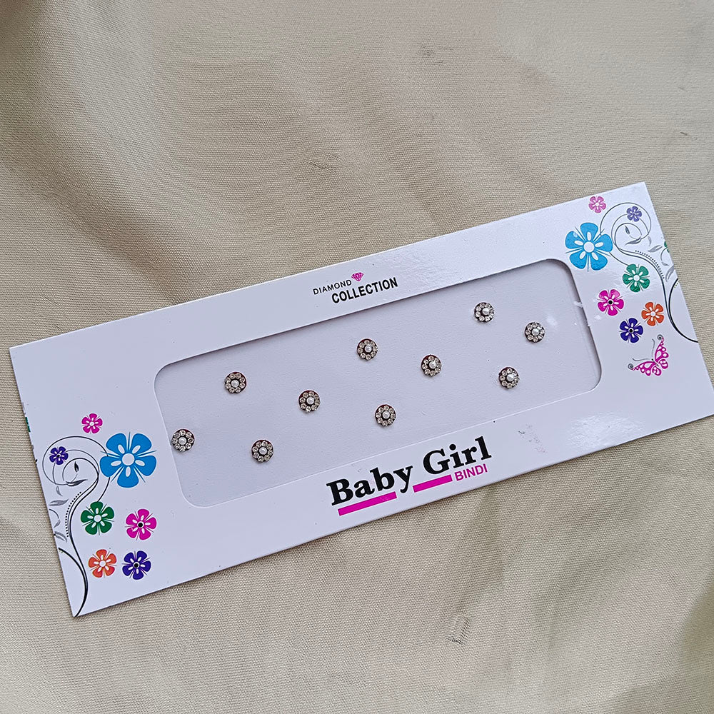 Baby Girl Bindi Round Shape Stone Bindi