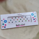 Baby Girl Bindi Round Shape Multi Color Stone Bindi