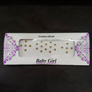 Baby Girl Bindi Austrian Stone Round Shape Velvet Bindi