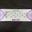 Baby Girl Bindi Austrian Stone Round Shape Velvet Bindi