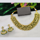 Fancyla Gold Plated Beads Necklace Set