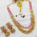 Fancyla Gold Plated Beads Necklace Set