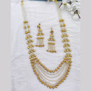 Fancyla Gold Plated Beads Necklace Set