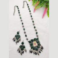 Fancyla Oxidised Plated Beads Necklace Set