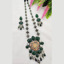 Fancyla Oxidised Plated Beads Necklace Set