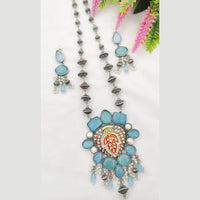 Fancyla Oxidised Plated Beads Necklace Set