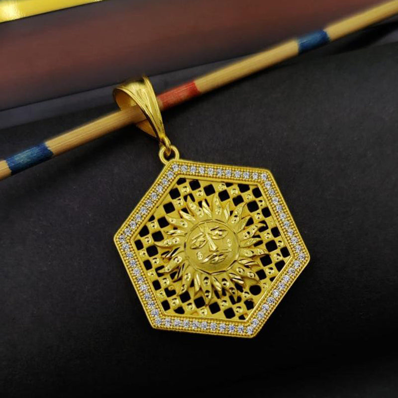 Fancyla Gold Plated Mens Pendant