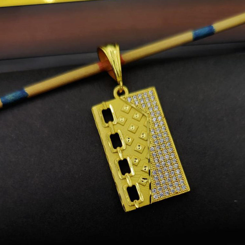 Fancyla Gold Plated Mens Pendant