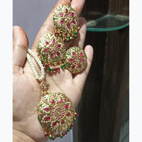 Everlasting Jadau Antique Pota And Austrian Stone Necklace Set