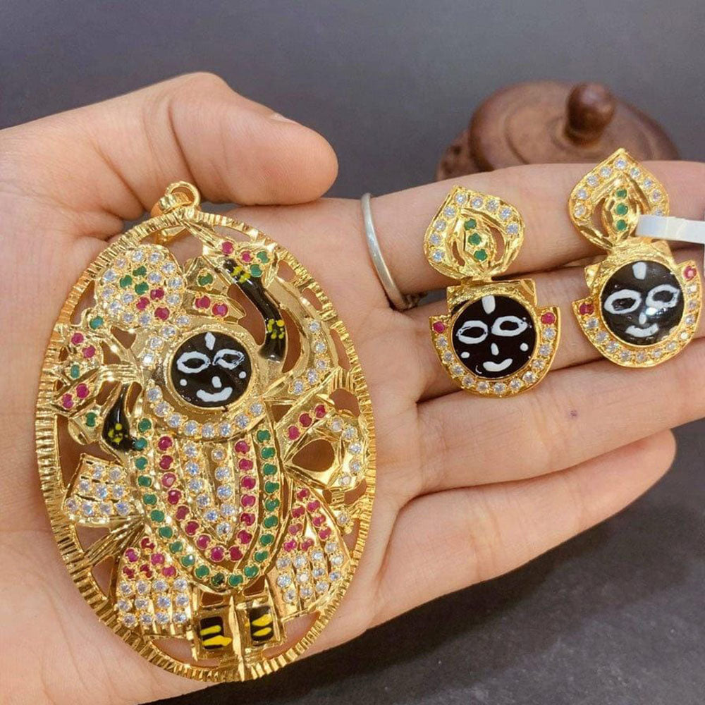 Everlasting Jadau Antique Pota And Austrian Stone Necklace Set