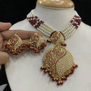 Everlasting Jadau Timeless Pota Stone And Pearl Necklace Set