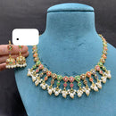 Everlasting Jadau Radiance Glam Pota Stone And Pearl Necklace Set
