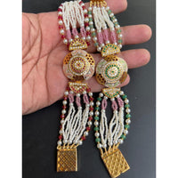 Everlasting Jadau Radiance Glam Pota Stone And Pearl Long Necklace Set